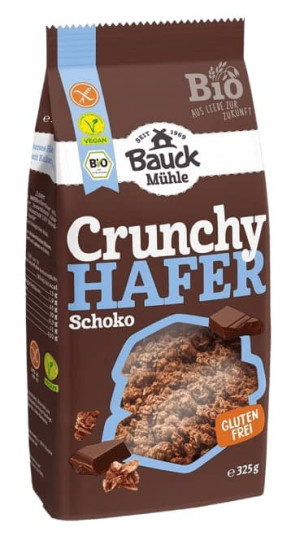 CRUNCHY OWSIANE KAKAOWE BEZGLUTENOWE BIO 325 g