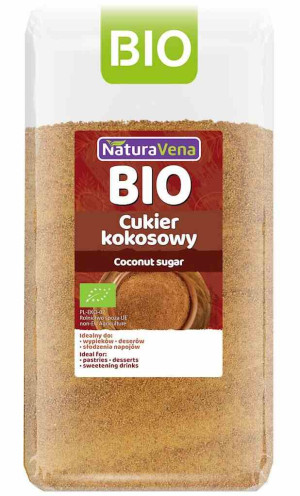 CUKIER KOKOSOWY BIO 200 g
