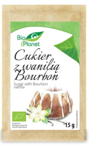 CUKIER Z WANILIĄ BOURBON BIO 15 g