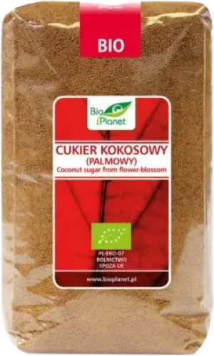 CUKIER KOKOSOWY BIO 1 kg