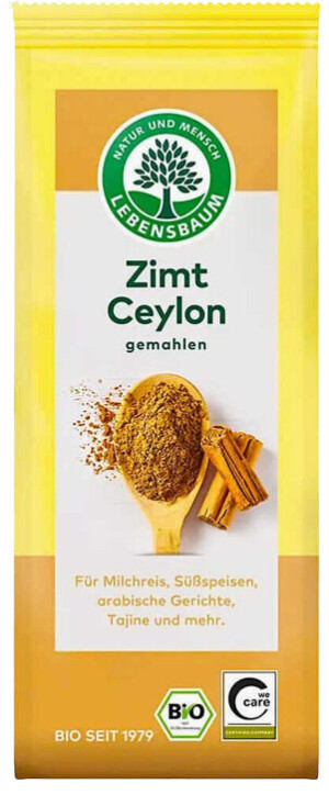 CYNAMON CEJLOŃSKI MIELONY BIO 50 g