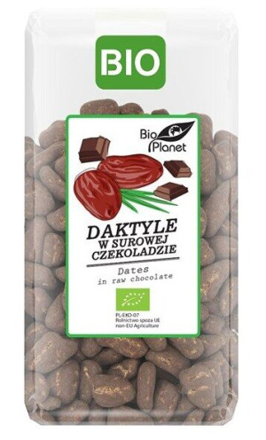 DAKTYLE W CZEKOLADZIE SUROWEJ BIO 250 g