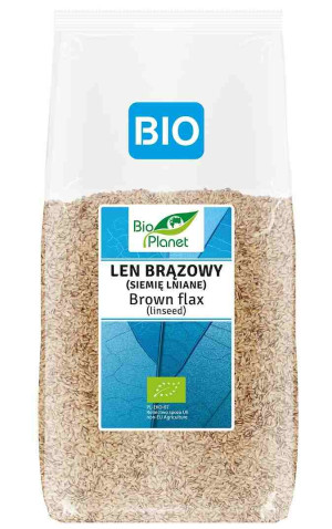 LEN BRĄZOWY (SIEMIĘ LNIANE) BIO 400 g