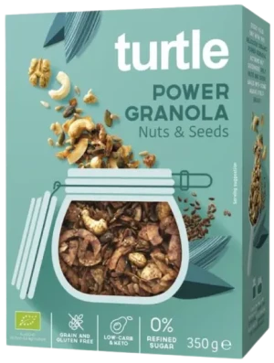 GRANOLA Z ORZECHAMI I NASIONAMI BEZGLUTENOWA BIO 350 g