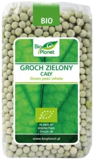 GROCH ZIELONY CAŁY BIO 500 g