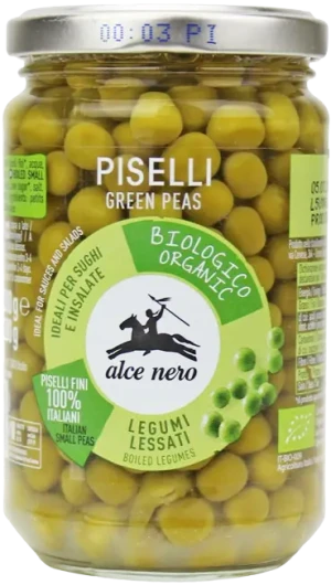 GROSZEK ZIELONY W ZALEWIE BIO 300 g (200 g) SŁOIK