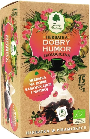 HERBATKA DOBRY HUMOR PIRAMIDKI BIO (15 x 3 g) 45 g