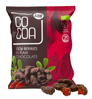 JAGODY GOJI W SUROWEJ CZEKOLADZIE BIO 70 g