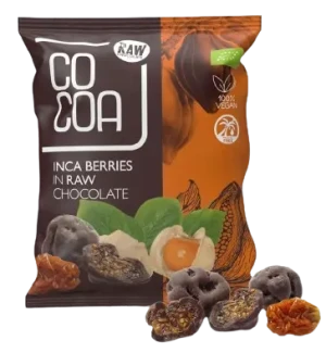 JAGODY INKASKIE W CZEKOLADZIE SUROWEJ BIO 70 g