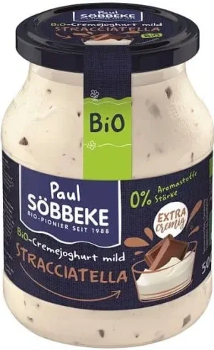 JOGURT STRACCIATELLA (7,5 % TŁUSZCZU W MLEKU) BIO 500 g (SŁOIK)