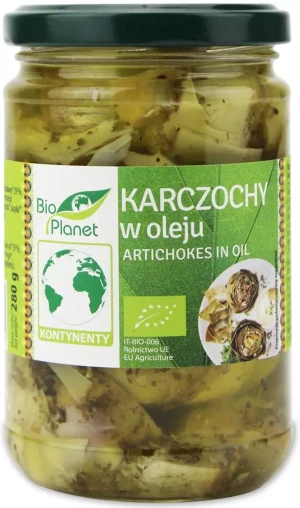 KARCZOCHY W OLEJU BIO 280 g
