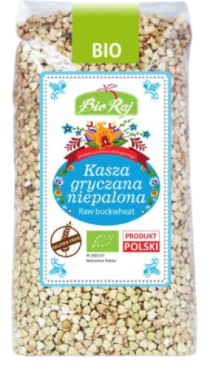 KASZA GRYCZANA NIEPALONA BEZGLUTENOWA BIO 500 g