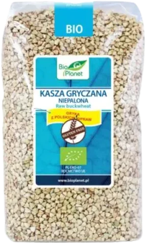KASZA GRYCZANA NIEPALONA BEZGLUTENOWA BIO 1 kg