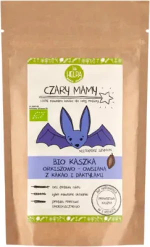 KASZKA ORKISZOWO-OWSIANA Z KAKAO I DAKTYLAMI BIO 200 g