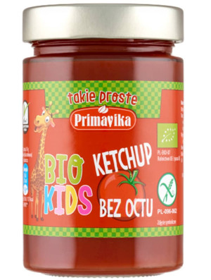 KETCHUP BEZ OCTU BEZGLUTENOWY BIO 315 g