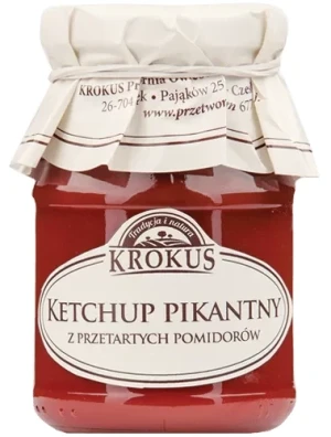 KETCHUP PIKANTNY BEZGLUTENOWY 180 g