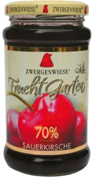 MUS WIŚNIOWY (70 % OWOCÓW) BEZGLUTENOWY BIO 225 g