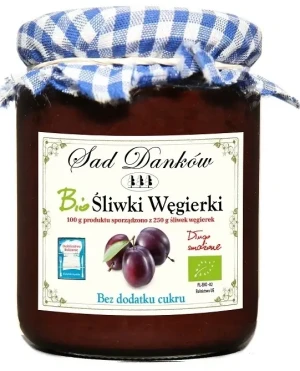 ŚLIWKA WĘGIERKA bez cukru BIO 270 g