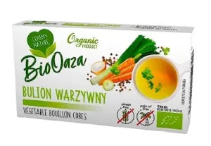 KOSTKA ROSOŁOWA WARZYWNA BEZGLUTENOWA, BEZ CUKRU BIO 66 g