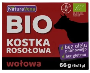 KOSTKA ROSOŁOWA WOŁOWA BEZGLUTENOWA BIO 66 g