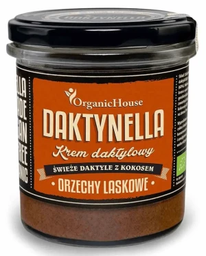 KREM KOKOSOWO - DAKTYLOWY ORZECHY LASKOWE BEZGLUTENOWY BIO 280 g