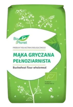 MĄKA GRYCZANA PEŁNOZIARNISTA BIO 500 g