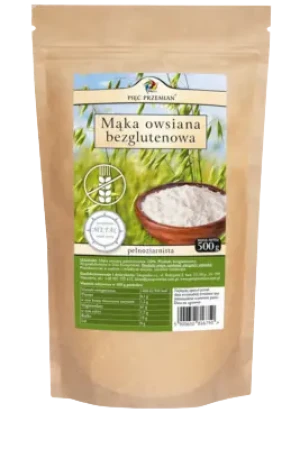 MĄKA OWSIANA BEZGLUTENOWA BIO 500 g