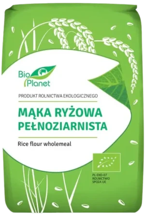 MĄKA RYŻOWA PEŁNOZIARNISTA BIO 1 kg