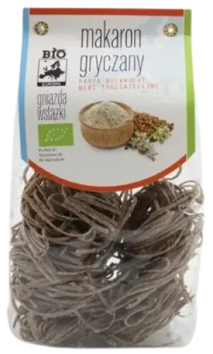 MAKARON GRYCZANY GNIAZDA WSTĄŻKI BIO 250 g
