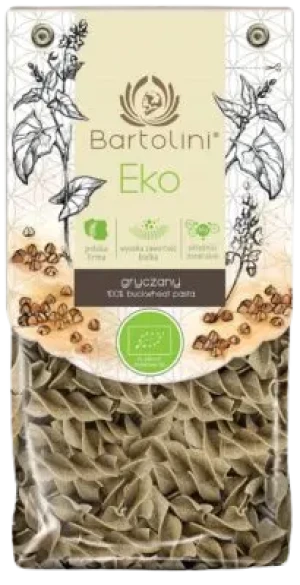 MAKARON GRYCZANY DUŻE ŚWIDERKI BIO 250 g
