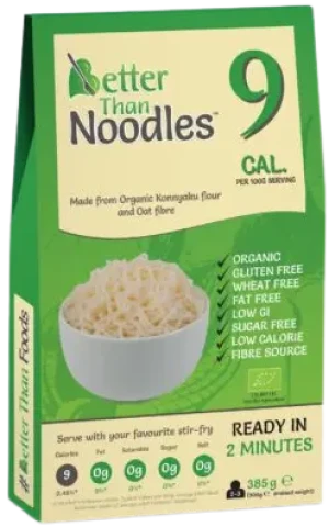MAKARON KONJAC TYPU NOODLE BEZGLUTENOWY BIO 385 g