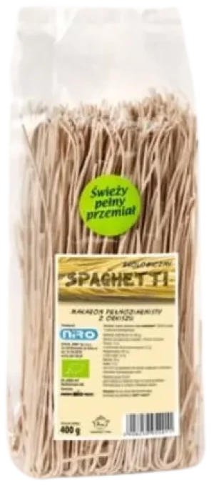 MAKARON ORKISZOWY RAZOWY SPAGHETTI BIO 400 g