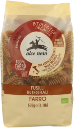 MAKARON ORKISZOWY RAZOWY FUSILLI BIO 500 g