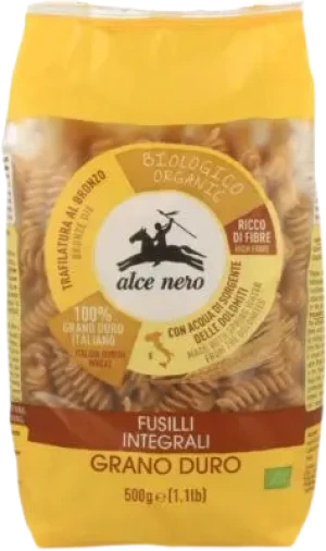 MAKARON SEMOLINOWY RAZOWY FUSILLI BIO 500 g