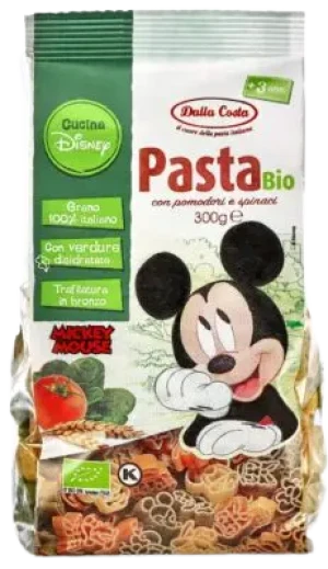 MAKARON SEMOLINOWY TRÓJKOLOROWY DISNEY MICKEY BIO 300 g