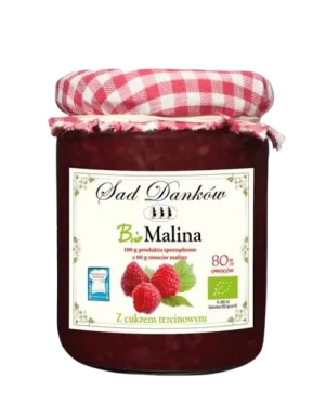 MALINA 80 % Z CUKREM TRZCINOWYM BIO 270 g