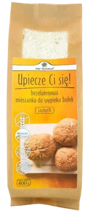 MIESZANKA DO WYPIEKU BUŁEK JASNYCH BEZGLUTENOWA 400 g