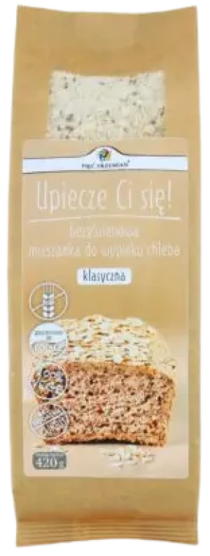 MIESZANKA DO WYPIEKU CHLEBA KLASYCZNA BEZGLUTENOWA 420 g
