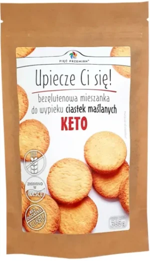 MIESZANKA DO WYPIEKU CIASTEK MAŚLANYCH BEZGLUTENOWA KETO 365 g