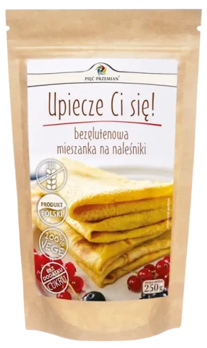 MIESZANKA NA NALEŚNIKI BEZGLUTENOWE BEZ CUKRU250 g
