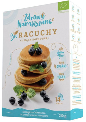 MIESZANKA NA RACUCHY Z MĄKĄ KOKOSOWĄ BIO 210 g