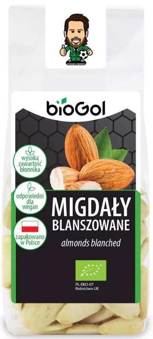 MIGDAŁY BLANSZOWANE BIO 100 g