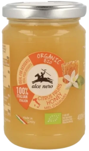 MIÓD NEKTAROWY Z KWIATÓW CYTRUSOWYCH BIO 400 g