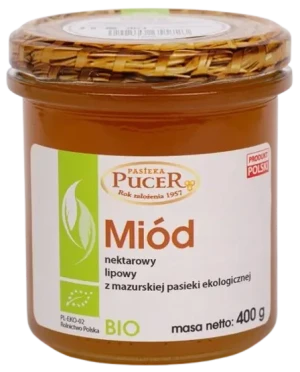 MIÓD NEKTAROWY LIPOWY BIO 400 g