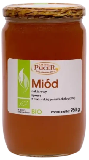 MIÓD NEKTAROWY LIPOWY BIO 950 g