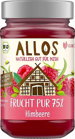 MUS MALINOWY (75 % OWOCÓW) BIO 250 g