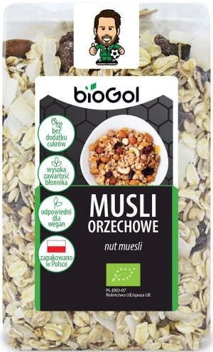 MUSLI ORZECHOWE BIO 300 g