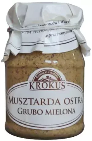 MUSZTARDA OSTRA GRUBO MIELONA 180 g