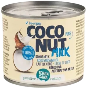 COCONUT MILK - NAPÓJ KOKOSOWY BEZ GUMY GUAR (22 % TŁUSZCZU) BIO 200 ml