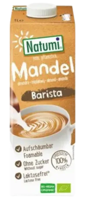 NAPÓJ MIGDAŁOWY BARISTA BEZ CUKRU BIO 1 L